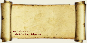 Andjelina Orbović vizit kartica